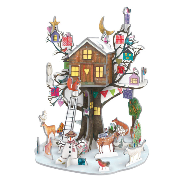 Roger la Borde Pop & Slot 3D Advent Calendar, Petite - Christmas Tree House