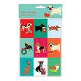 Roger la Borde Advent Calendar Card - Christmas Dogs