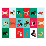 Roger la Borde Advent Calendar Card - Christmas Dogs