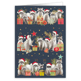 Quire Advent Calendar Card - Christmas Raccoons