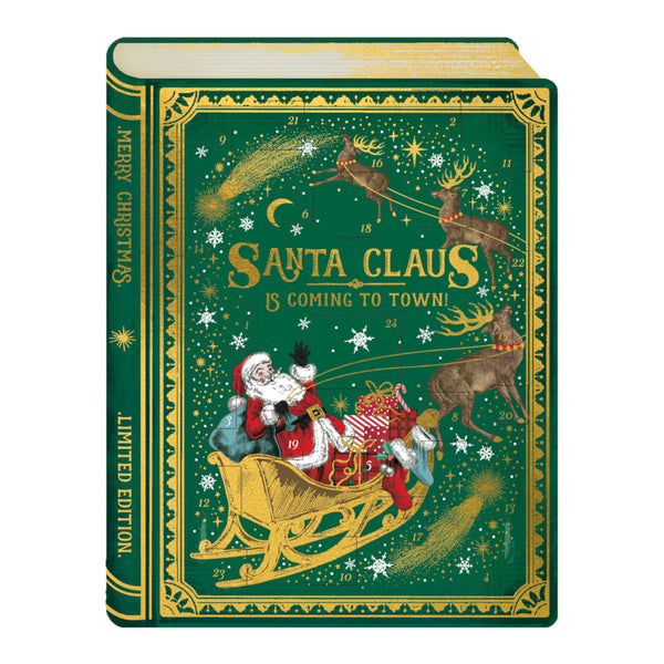 Art File Advent Calendar Card - Santa Claus is Coming to Town