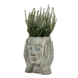 Abbott Cement Planter - Head in Hands