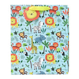 Paper Trendz Gift Bag, Large - Cute Wild Animals