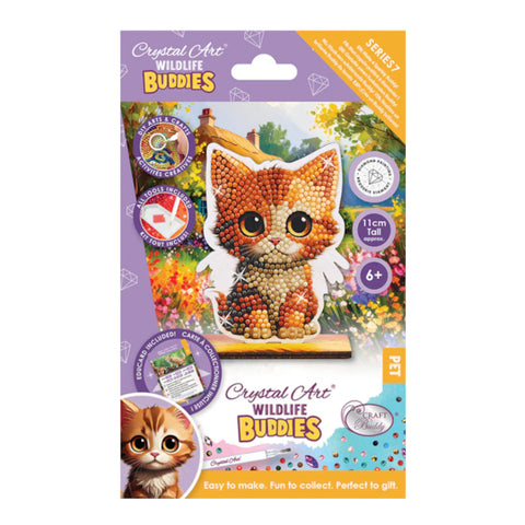 Craft Buddy DIY Crystal Art Buddies Figurine - Kitten