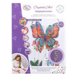Craft Buddy DIY Crystal Art Decor Kit - Butterfly Wind Chime