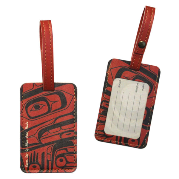 Native Northwest Luggage Tag - Raven
