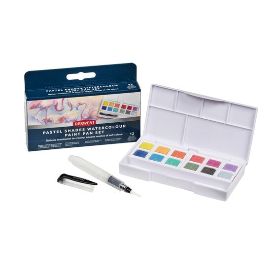 Derwent Pastel Shades Paint Pan 12pc Set