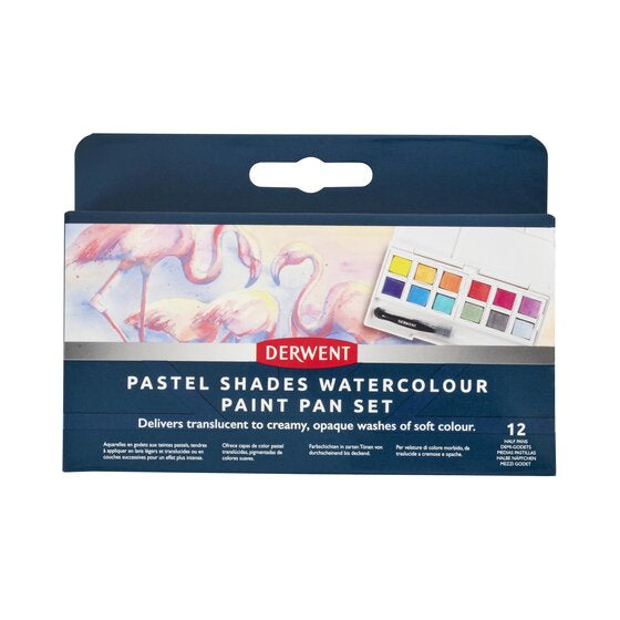 Derwent Pastel Shades Paint Pan 12pc Set