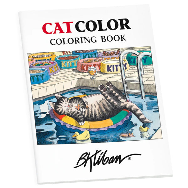 Pomegranate Cat Color Colouring Book - B. Kliban