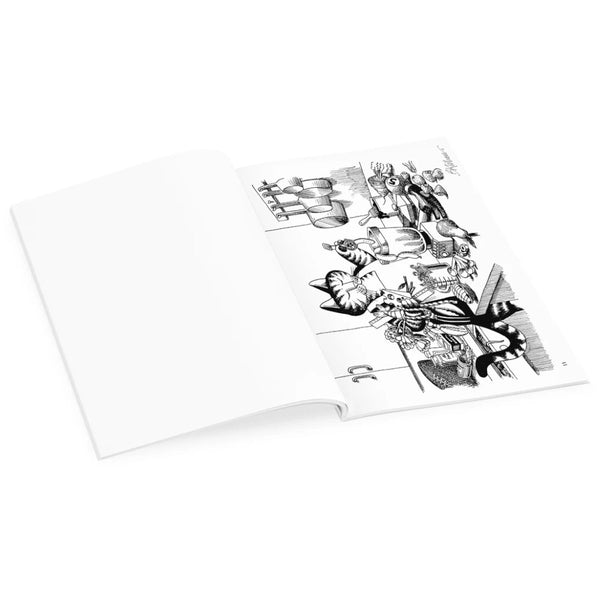 Pomegranate Cat Color Colouring Book - B. Kliban
