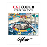 Pomegranate Cat Color Colouring Book - B. Kliban