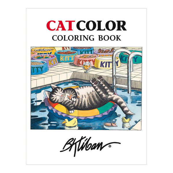 Pomegranate Cat Color Colouring Book - B. Kliban