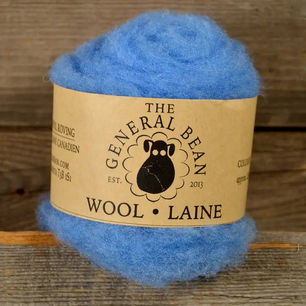 The General Bean Felting Wool 25g - Baby Blue