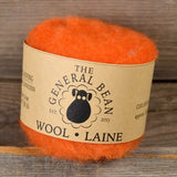 The General Bean Felting Wool 25g - Orange