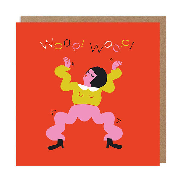 Betiobca Celebration Greeting Card - Woop! Woop!