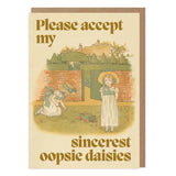 Betiobca Apology Greeting Card - Sincerest Oopsie Daisies