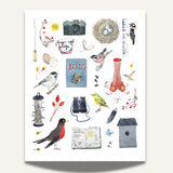 Sarah Duggan Greeting Card - Ode To Birding