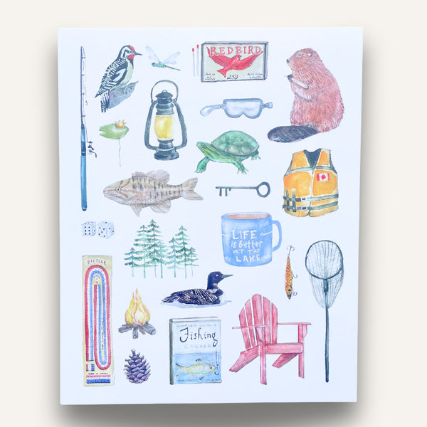 Sarah Duggan Greeting Card - Ode to the Lake