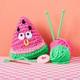 Bright Stripes Snack Knit Kit - Watermelonie Bag Charm