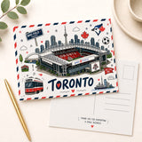 Soft Press Studio Postcard - Toronto BMO Field