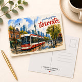 Soft Press Studio Postcard - Toronto TTC Streetcar