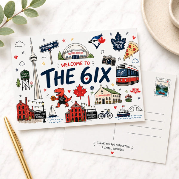 Soft Press Studio Postcard - Welcome To the 6ix