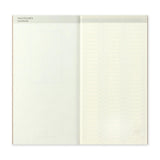 Traveler's Company Refill 018 Undated Weekly Agenda, Vertical, Regular Size