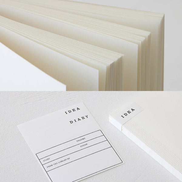 Midori Cotton Notebook A5 Square Blank