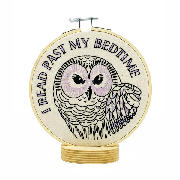 Hook Line & Tinker Embroidery Kit - Owl
