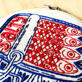 Hook Line & Tinker Embroidery Kit - Sardines