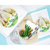 Angiels Art DIY Embroidery Kit - Trillium