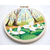 Angiels Art DIY Embroidery Kit - Trillium