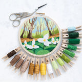Angiels Art DIY Embroidery Kit - Trillium