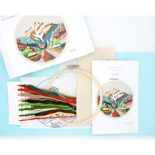 Angiels Art DIY Embroidery Kit - Banff