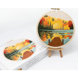 Angiels Art DIY Embroidery Kit - Autumn Reflections