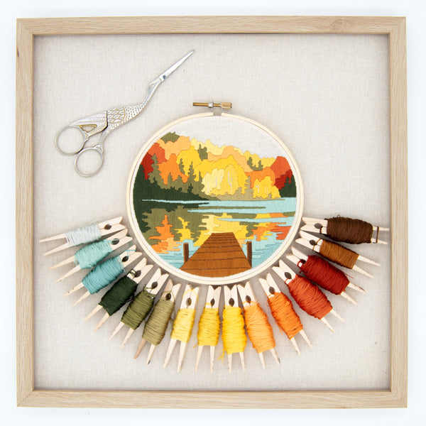 Angiels Art DIY Embroidery Kit - Autumn Reflections