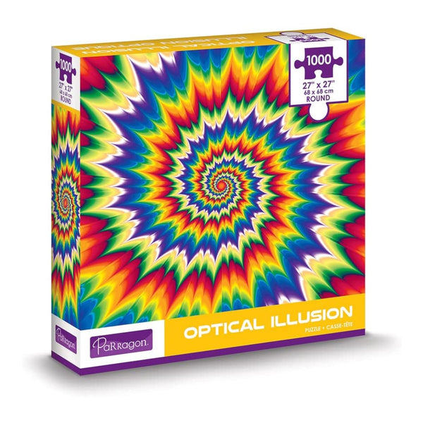 Parragon 1000pc Round Puzzle - Optical Illusion