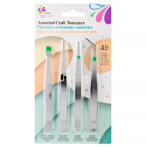 Time 4 Crafts Tweezers 4pc Tool Set