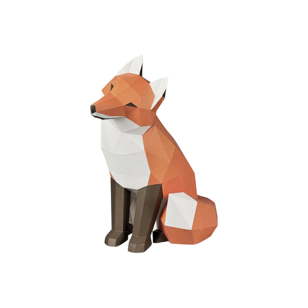 Paper Poly Craft 3D Paper Model DIY Kit - Fox