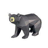Paper Poly Craft 3D Paper Model DIY Kit - Black Bear