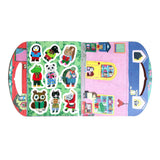 eeBoo Sticker Set - Yumi Kitagishi Cat's Apartment