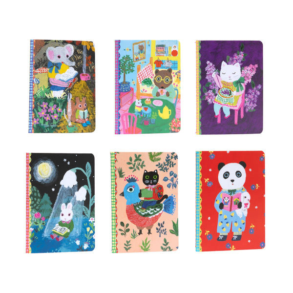 eeBoo Tiny Journal Assortment - Yumi Kitagishi Animals