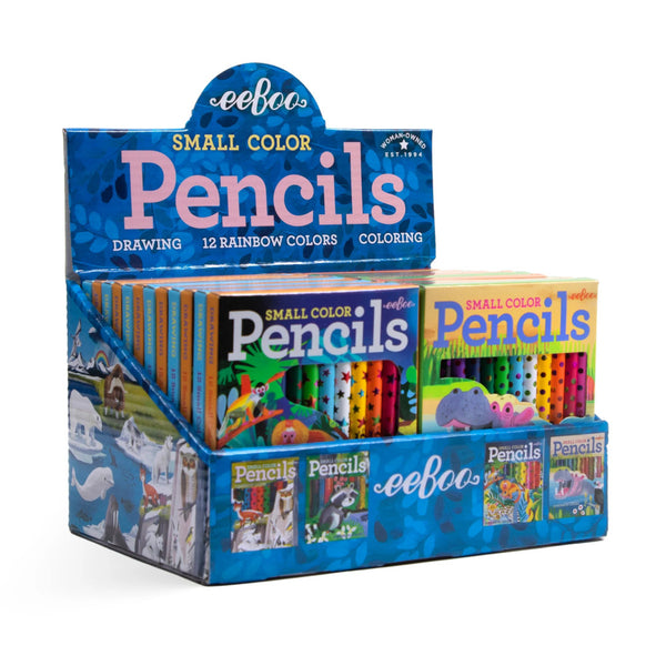 eeBoo Small Coloured Pencils (12pk) - Animals