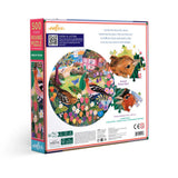 eeBoo 500pc Round Puzzle - Birds By The Sea