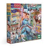 eeBoo 1000pc Puzzle - Artists in Venice