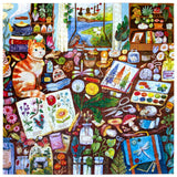eeBoo 1000pc Puzzle - Naturalist's Cat