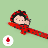 Legami Erasable Gel Pen - Ladybug, Red Ink