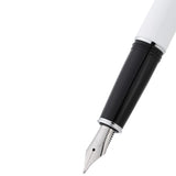 Cross Lume Fountain Pen, Medium - Porcelain White