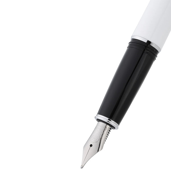 Cross Lume Fountain Pen, Medium - Porcelain White