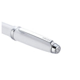 Cross Lume Fountain Pen, Medium - Porcelain White
